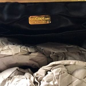 Gold Saks Fifth Avenue Clutch